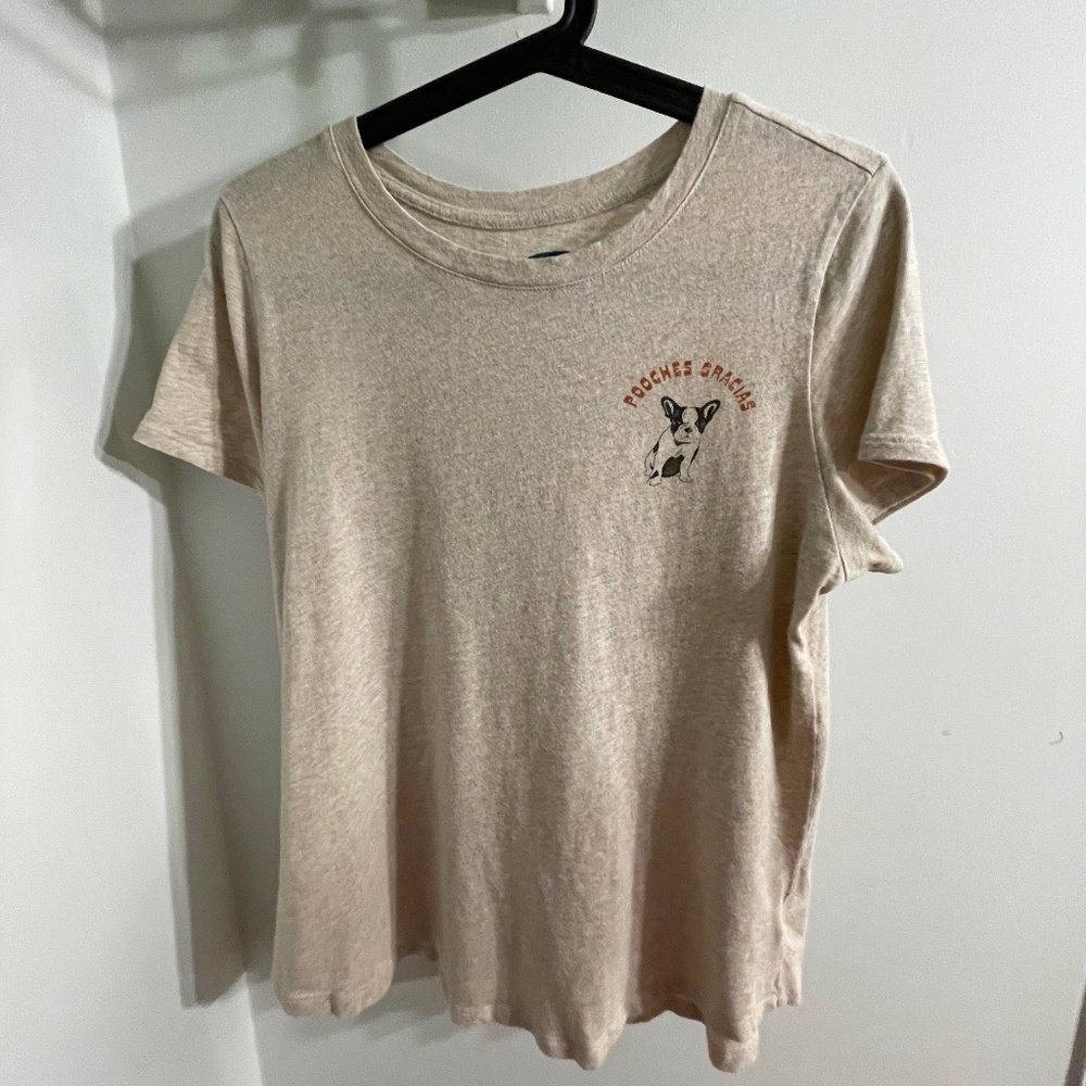 Old Navy "Poches Gracias" T-Shirt Size M